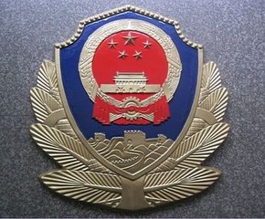 贴金警徽的设计理念与象征意义